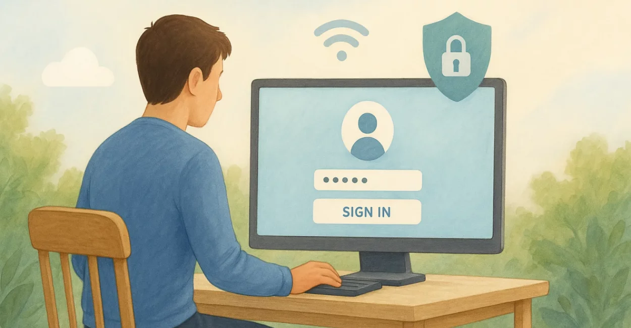 Illustration page connexion